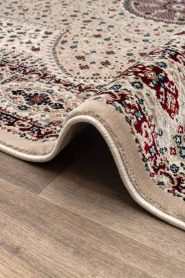 Amasra Bej Halı Modern Dokuma Halı Yumuşak Oturma Odası Salon Çocuk Odası Mutfak Halısı P1075 - 3