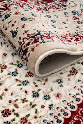 Amasra Bej Halı Modern Dokuma Halı Yumuşak Oturma Odası Salon Çocuk Odası Mutfak Halısı P1075 - 4