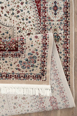 Amasra Bej Halı Modern Dokuma Halı Yumuşak Oturma Odası Salon Çocuk Odası Mutfak Halısı P1075 - 5