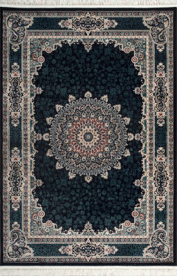 Amasra Mavi Halı Modern Dokuma Halı Yumuşak Oturma Odası Salon Çocuk Odası Mutfak Halısı P122C - 2