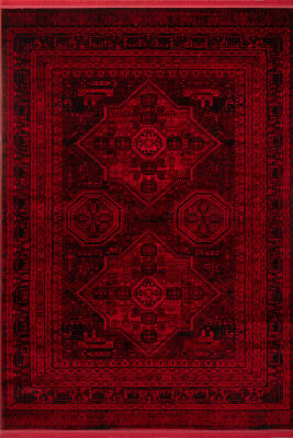 Antique Bordo Halı Modern Dokuma Halı Yumuşak Oturma Odası Salon Çocuk Odası Mutfak Halısı P1438 - 2
