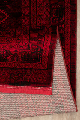 Antique Bordo Halı Modern Dokuma Halı Yumuşak Oturma Odası Salon Çocuk Odası Mutfak Halısı P1438 - 6