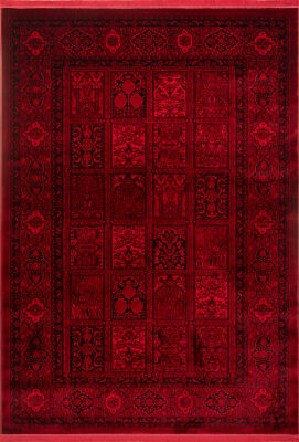 Antique Bordo Halı Modern Dokuma Halı Yumuşak Oturma Odası Salon Çocuk Odası Mutfak Halısı P1447 - 2