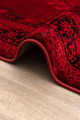 Antique Bordo Halı Modern Dokuma Halı Yumuşak Oturma Odası Salon Çocuk Odası Mutfak Halısı P1448 - 4