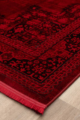 Antique Bordo Halı Modern Dokuma Halı Yumuşak Oturma Odası Salon Çocuk Odası Mutfak Halısı P1448 - 6