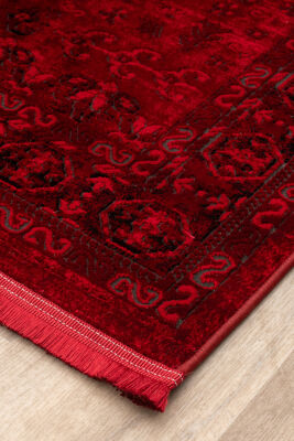 Antique Bordo Halı Modern Dokuma Halı Yumuşak Oturma Odası Salon Çocuk Odası Mutfak Halısı P1451 - 5