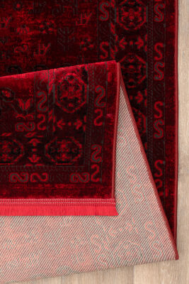 Antique Bordo Halı Modern Dokuma Halı Yumuşak Oturma Odası Salon Çocuk Odası Mutfak Halısı P1451 - 6