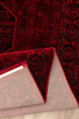 Antique Bordo Halı Modern Dokuma Halı Yumuşak Oturma Odası Salon Çocuk Odası Mutfak Halısı P1451 - 7