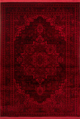 Antique Bordo Halı Modern Dokuma Halı Yumuşak Oturma Odası Salon Çocuk Odası Mutfak Halısı P1617 - 2