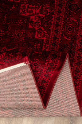 Antique Bordo Halı Modern Dokuma Halı Yumuşak Oturma Odası Salon Çocuk Odası Mutfak Halısı P1617 - 5