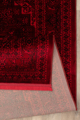 Antique Bordo Halı Modern Dokuma Halı Yumuşak Oturma Odası Salon Çocuk Odası Mutfak Halısı P1617 - 6