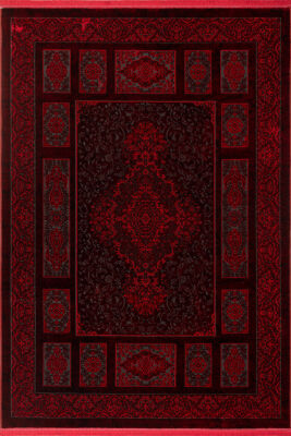 Antique Bordo Halı Modern Dokuma Halı Yumuşak Oturma Odası Salon Çocuk Odası Mutfak Halısı P1620 - 2