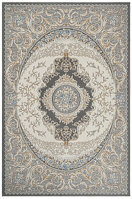 Bound Gri Beyaz Halı Modern Dokuma Halı Yumuşak Oturma Odası Salon Mutfak Halısı D0014 - 2