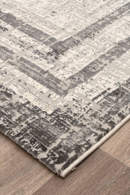 Lynosse Fildişi Gri Halı Modern Dokuma Halı Yumuşak Oturma Odası Salon Çocuk Odası Mutfak Halısı 9026A - 4