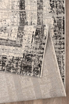 Lynosse Fildişi Gri Halı Modern Dokuma Halı Yumuşak Oturma Odası Salon Çocuk Odası Mutfak Halısı 9026A - 5