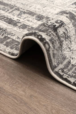 Lynosse Fildişi Gri Halı Modern Dokuma Halı Yumuşak Oturma Odası Salon Çocuk Odası Mutfak Halısı 9026A - 8