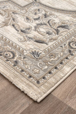 Lynosse Fildişi Halı Modern Dokuma Halı Yumuşak Oturma Odası Salon Çocuk Odası Mutfak Halısı P1621 - 4