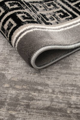 Lynosse Gri Halı Modern Dokuma Halı Yumuşak Oturma Odası Salon Çocuk Odası Mutfak Halısı P0397 - 3