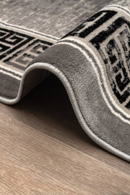 Lynosse Gri Halı Modern Dokuma Halı Yumuşak Oturma Odası Salon Çocuk Odası Mutfak Halısı P0397 - 4