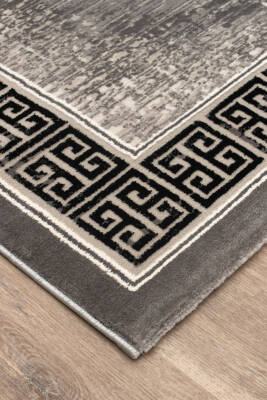 Lynosse Gri Halı Modern Dokuma Halı Yumuşak Oturma Odası Salon Çocuk Odası Mutfak Halısı P0397 - 6