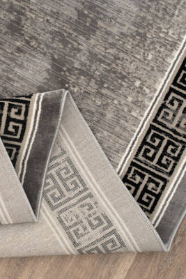 Lynosse Gri Halı Modern Dokuma Halı Yumuşak Oturma Odası Salon Çocuk Odası Mutfak Halısı P0397 - 7