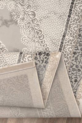 Lynosse Gri Halı Modern Dokuma Halı Yumuşak Oturma Odası Salon Çocuk Odası Mutfak Halısı P1207 - 6