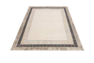 Lynosse Gri Halı Modern Dokuma Halı Yumuşak Oturma Odası Salon Çocuk Odası Mutfak Halısı P1313 - 3