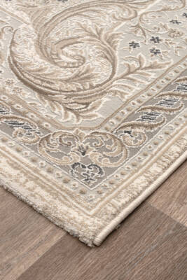 Lynosse Gri Halı Modern Dokuma Halı Yumuşak Oturma Odası Salon Çocuk Odası Mutfak Halısı P1443 - 4