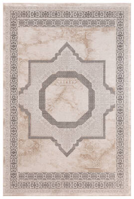 Lynosse Krem Halı Yumuşak Oturma Odası Salon Çocuk Odası Mutfak Halısı P1163 - 2