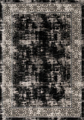 Lynosse Siyah Halı Modern Dokuma Halı Yumuşak Oturma Odası Salon Çocuk Odası Mutfak Halısı P0396 - 2