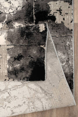 Lynosse Siyah Halı Modern Dokuma Halı Yumuşak Oturma Odası Salon Çocuk Odası Mutfak Halısı P0849 - 5