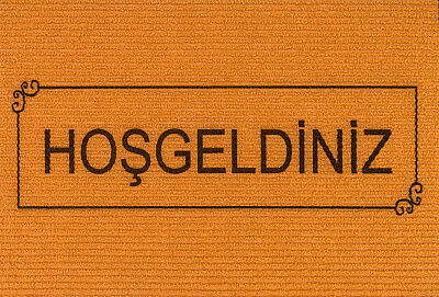 Mino Natürel Hoşgeldiniz Paspas Dış Kapı Paspası Kıl Kapı Önü Paspası 2702 - 2
