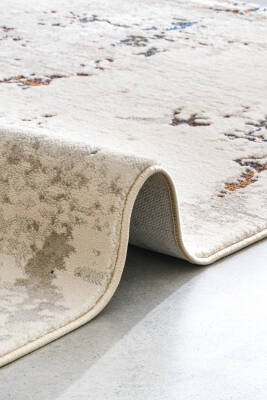 Paradise Krem Terra Halı Modern Dokuma Halı Yumuşak Oturma Odası Salon Çocuk Odası Mutfak Halısı M051A - 4
