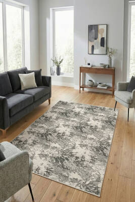 River Beyaz Halı Modern Dokuma Halı Yumuşak Oturma Odası Salon Çocuk Odası Mutfak Halısı F0486 - 1