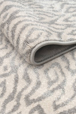 River Gri Beyaz Halı Modern Dokuma Halı Yumuşak Oturma Odası Salon Çocuk Odası Mutfak Halısı F0487 - 3