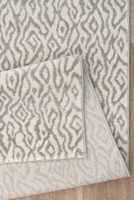 River Gri Beyaz Halı Modern Dokuma Halı Yumuşak Oturma Odası Salon Çocuk Odası Mutfak Halısı F0487 - 6